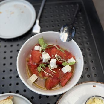 Sylva - Watermelon & Tomato Salad - New American Near Me - Tahoe City, California