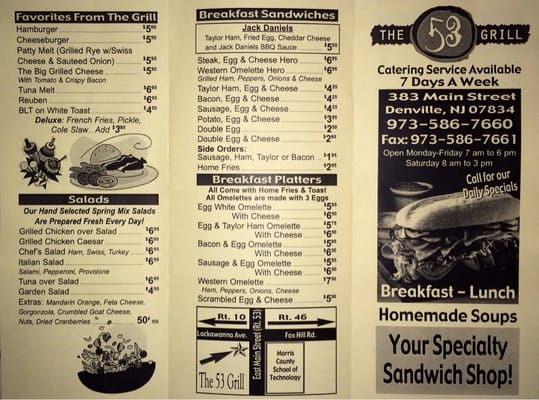 Menu photo 3 The 53 Grill Denville, NJ Menu photo 3 The 53 Grill Denville, NJ