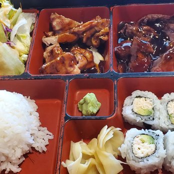 Sushi House - Bento box D - Japanese Near Me - San Bruno, California Sushi House - Bento box D - Japanese Near Me - San Bruno, California