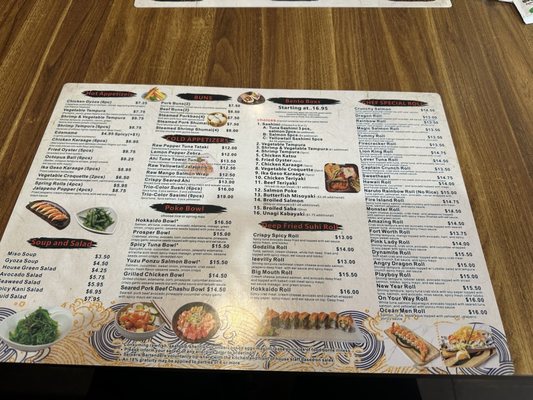 Menu photo 4 Hokkaido Ramen & sushi Fort Worth, TX