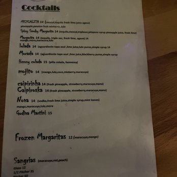 Arepa Lady - Cocktail Menu - Colombian Near Me - Astoria, New York