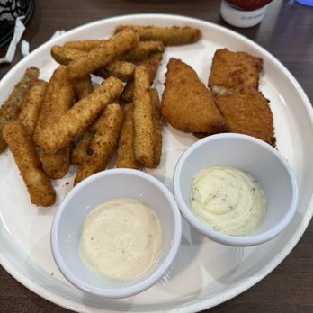French Toast Cafe - Fish Specials with side of zucchini! - Breakfast & Brunch Near Me - Mesa, Arizona