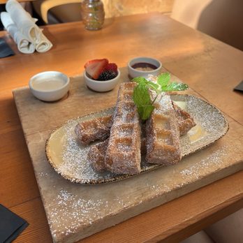 Madison - Breakfast Waffled Churro Sticks - Italian Near Me - San Diego, California Madison - Breakfast Waffled Churro Sticks - Italian Near Me - San Diego, California