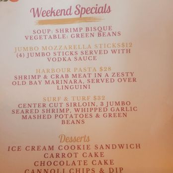 Massoni’s Italian Restaurant - Specials - Italian Near Me - Nottingham, Maryland