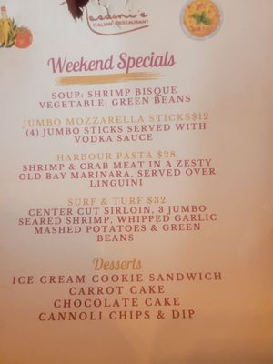 Menu photo 4 Massoni’s Italian Restaurant Nottingham, MD