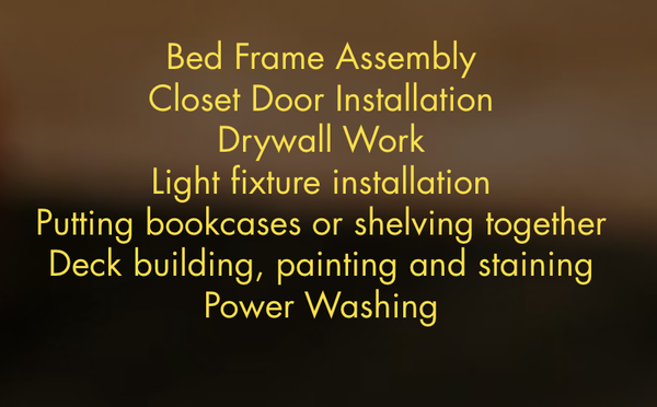 Handyman Work - Handyman Work Handyman Work - Handyman Work