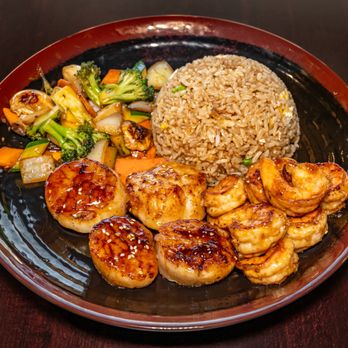Hibachi OnFire Express - Shrimp & Scallops Lunch Combo - Personal Chefs Near Me - Haltom City, Texas Hibachi OnFire Express - Shrimp & Scallops Lunch Combo - Personal Chefs Near Me - Haltom City, Texas
