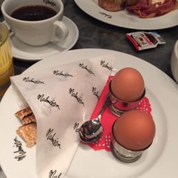 Malmaison - Soft boiled eggs with soldiers & the Big Mal Breakfast - Hotels Near Me - Belfast, BFS