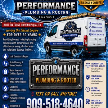 Performance Plumbing & Rooter - Heating & Air Conditioning/HVAC Near Me Performance Plumbing & Rooter - Heating & Air Conditioning/HVAC Near Me