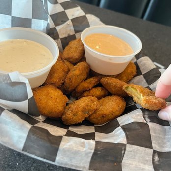Louie's Grill and Bar - Fried pickles - Sports Bars Near Me - Yukon, Oklahoma