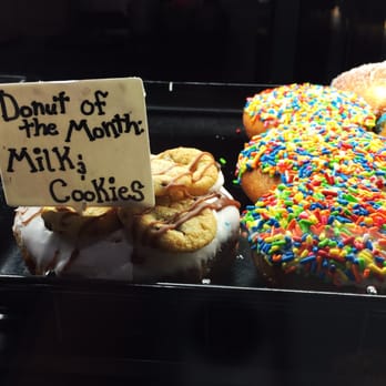 YoYo Donuts - Donut Of The Month - December 2015. Milk and Cookies. Pretty awesome idea. Good execution. 4/5 - Donuts Near Me - Minnetonka, Minnesota YoYo Donuts - Donut Of The Month - December 2015. Milk and Cookies. Pretty awesome idea. Good execution. 4/5 - Donuts Near Me - Minnetonka, Minnesota