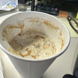 Dunkin' - Why is my large carmel craze with an extra pump of carmel tasteless and only 2/3 full.