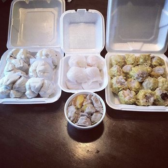 The Dim Sum - Banh bao, pork spare ribs, shrimp, and pork and shrimp dumplings! YUM! - Dim Sum Near Me - Westminster, California