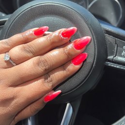 Gorgeous acrylic nails