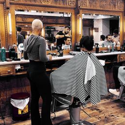 Nike, our beautiful, confident and astute barber who is a skillful professional, and a superstar on the rise. Thank you!