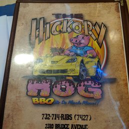 the menu for the restaurant
