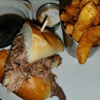 Delicious Heights - French dip Sandwich with french fries - Bars Near Me - Bedminster, New Jersey Delicious Heights - French dip Sandwich with french fries - Bars Near Me - Bedminster, New Jersey