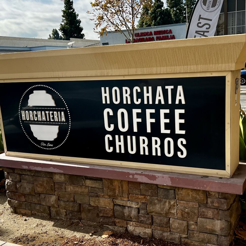 Horchateria Rio Luna - Business sign out front by Paramount Blvd. - Desserts Near Me - Paramount, California Horchateria Rio Luna - Business sign out front by Paramount Blvd. - Desserts Near Me - Paramount, California