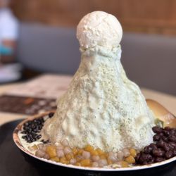 Meet Fresh - Matcha Shaved Ice! ($15) can serve 5-6 people