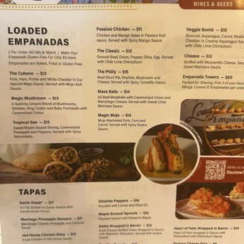 Loaded Empanadas - Menu - Tapas/Small Plates Near Me - Las Vegas, Nevada Loaded Empanadas - Menu - Tapas/Small Plates Near Me - Las Vegas, Nevada