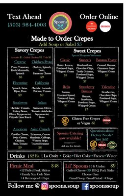 Menu photo 2 Spoons Portland, OR