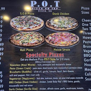 Pizza On Tap - Specialty CBD Pizza's - Pizza Near Me - Vista, California Pizza On Tap - Specialty CBD Pizza's - Pizza Near Me - Vista, California