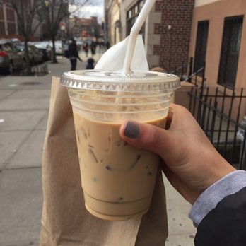 Hungry Ghost - Iced latte and coconut Dough donut to go! - Coffee & Tea Near Me - Brooklyn, New York Hungry Ghost - Iced latte and coconut Dough donut to go! - Coffee & Tea Near Me - Brooklyn, New York