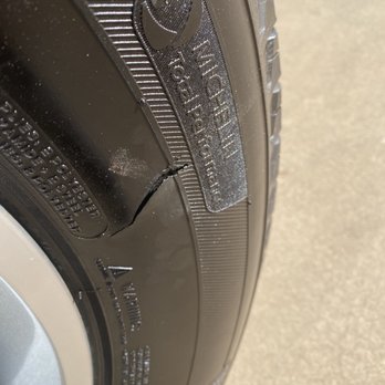 McGavock Nissan Lubbock - Gash in tire. - Car Dealers Near Me - Lubbock, Texas