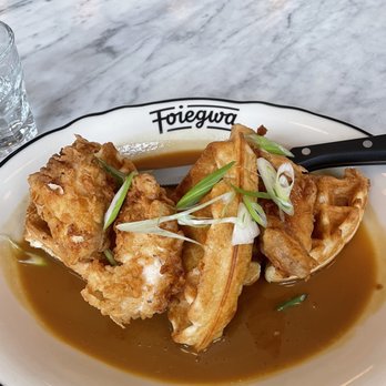 Foiegwa - Chicken waffle - French Near Me - Montreal, Quebec