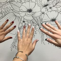 Holiday party nails!