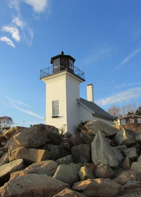 Bristol Ferry Lighthouse by null