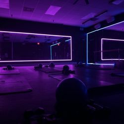 Our strength & yoga room