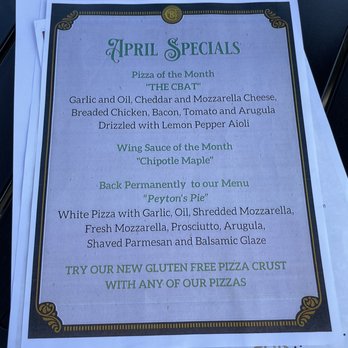 Clocktown Brewing Company - April Specials Menu - Breweries Near Me - Thomaston, Connecticut