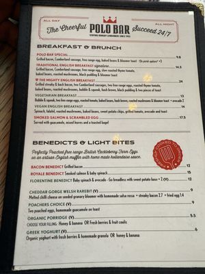 Polo Bar - 24 Hour Great British Cafe by null