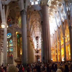 Private Tour Guide - Interior of Sagrada Familia... the sunlight coming through the stained glass is amazing.