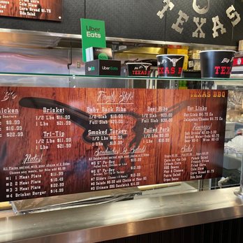 Big B's Texas BBQ - Menu 3/2023 - Barbeque Near Me - Henderson, Nevada Big B's Texas BBQ - Menu 3/2023 - Barbeque Near Me - Henderson, Nevada