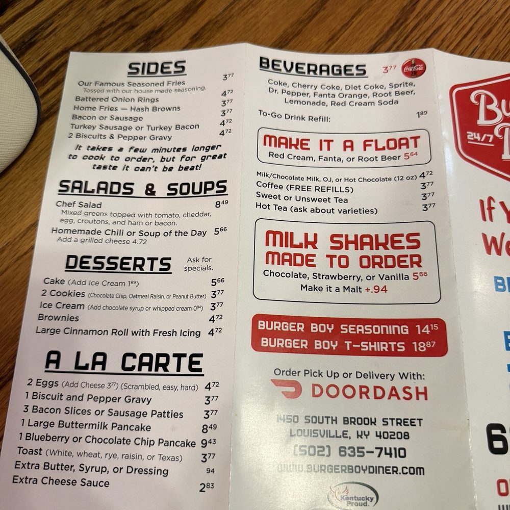 Burger Boy Diner - Diners Near Me - Louisville, Kentucky