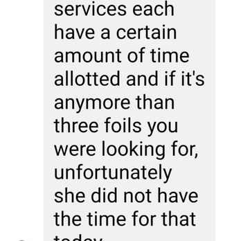 Hairzoo - Note the disparity between this comment salon manager messaged to me directly, and the libelous/false one made by "salon owner" in response. - Hair Salons Near Me - Webster, New York Hairzoo - Note the disparity between this comment salon manager messaged to me directly, and the libelous/false one made by "salon owner" in response. - Hair Salons Near Me - Webster, New York