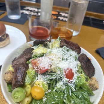 NOMO Kitchen - Salad with steak - New American Near Me - New York, New York