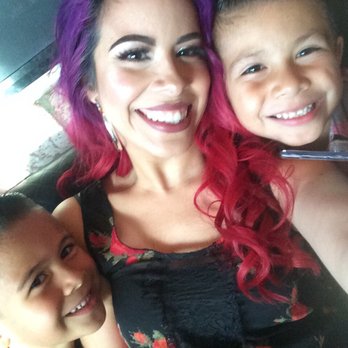 Salon Teez - Purple and red melt by Teresa at Salon Teez - Hair Salons Near Me - Chino Hills, California