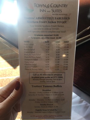 Menu photo 4 Trotters Restaurant Charleston, SC Menu photo 4 Trotters Restaurant Charleston, SC