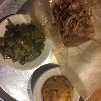 City Barbeque - Pulled pork and green beans. Corn pudding is amazing! - Barbeque Near Me - Columbus, Ohio City Barbeque - Pulled pork and green beans. Corn pudding is amazing! - Barbeque Near Me - Columbus, Ohio