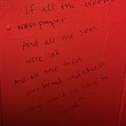 writing on the wall