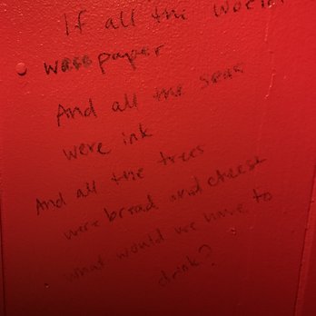 Gil's Speakeasy Tavern - writing on the wall - New American Near Me - Portland, Oregon