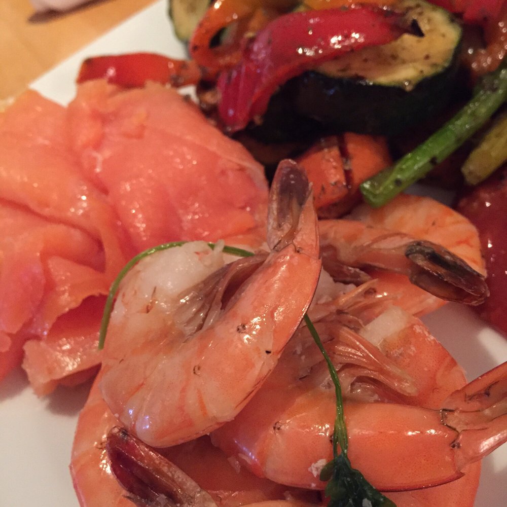 Pinstripes - Brunch. Shrimp cocktail, smoked salmon, grilled veggies - Bowling Near Me - Northbrook, Illinois Pinstripes - Brunch. Shrimp cocktail, smoked salmon, grilled veggies - Bowling Near Me - Northbrook, Illinois