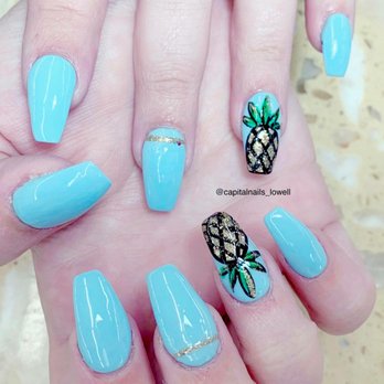 Capital Nails - Vacay nails! - Nail Salons Near Me - Lowell, Michigan