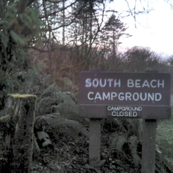 South Beach Campground - Entrance to campground while closed, still pretty in winter. - Beaches Near Me South Beach Campground - Entrance to campground while closed, still pretty in winter. - Beaches Near Me
