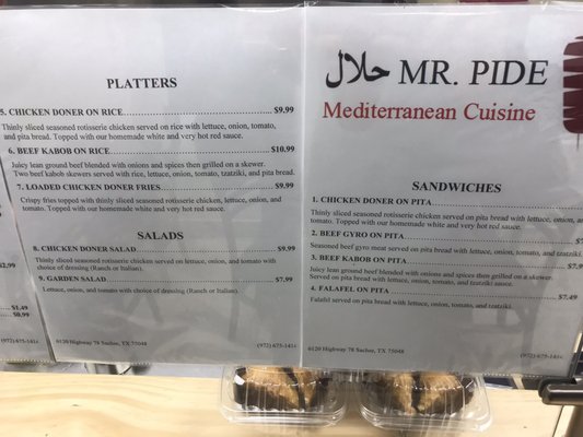 Menu photo 6 Mr. Pide Sachse, TX