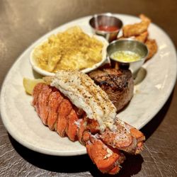 Black Angus Steakhouse - Steak & Lobster Trio