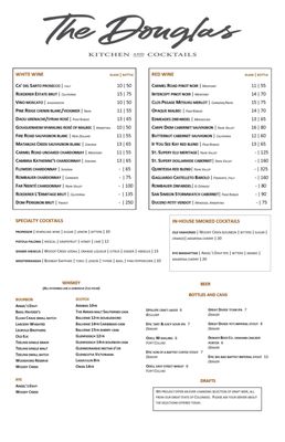 Menu photo 1 The Douglas Parker, CO